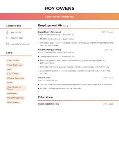 Resume example 3