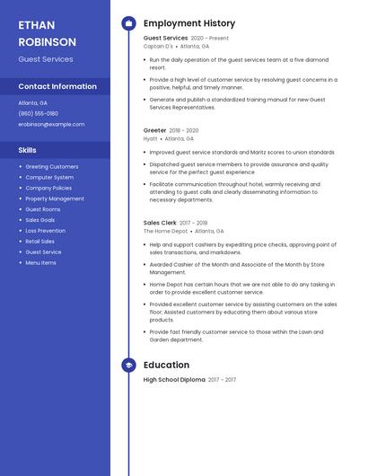 Resume example 4