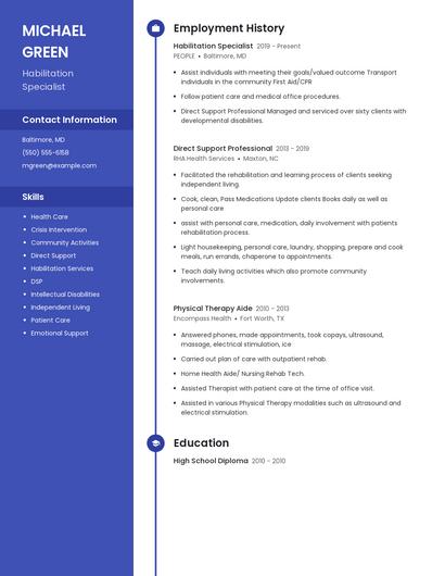 Resume example 4