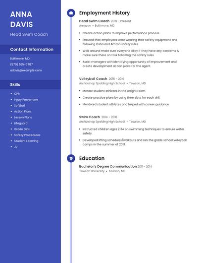 Resume example 4