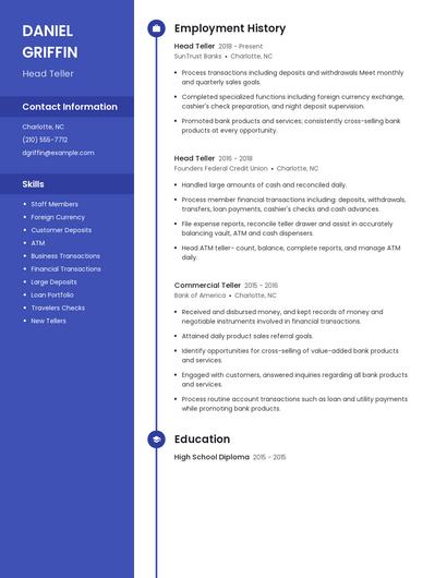 Resume example 5