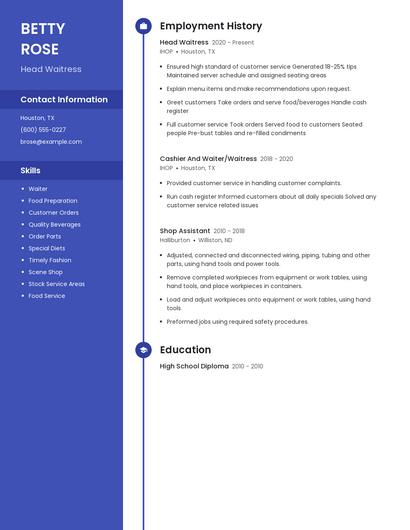 Resume example 5