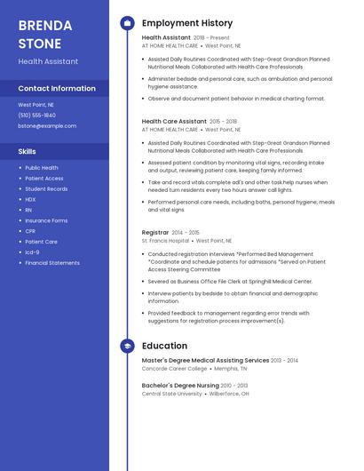Resume example 4
