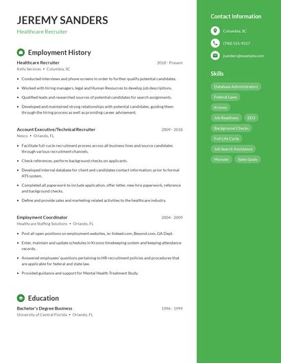 Resume example 4