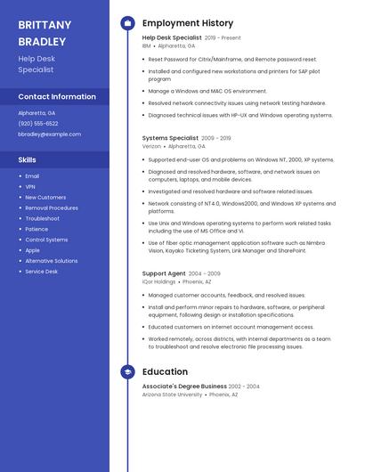 Resume example 5