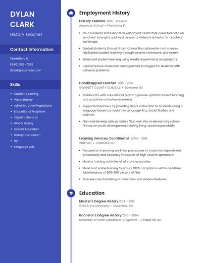 Resume example 4
