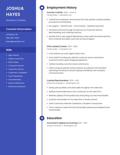Resume example 5