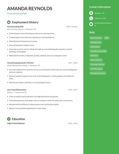 Resume example 5