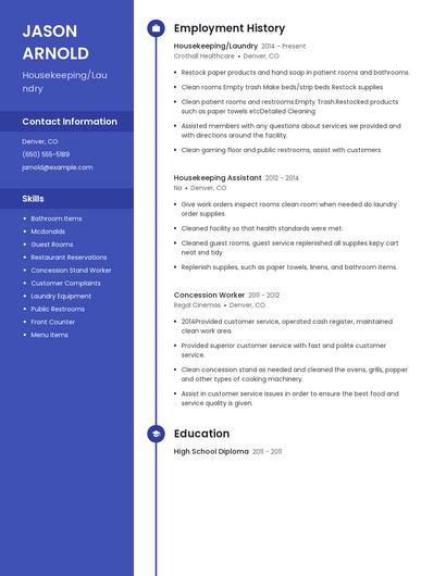 Resume example 5