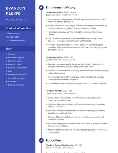 Resume example 5