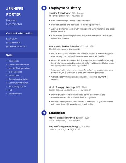 Resume example 4