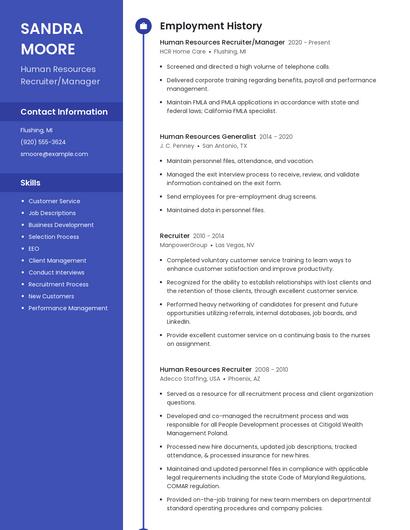 Resume example 5