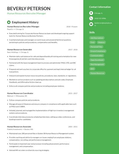 Resume example 4