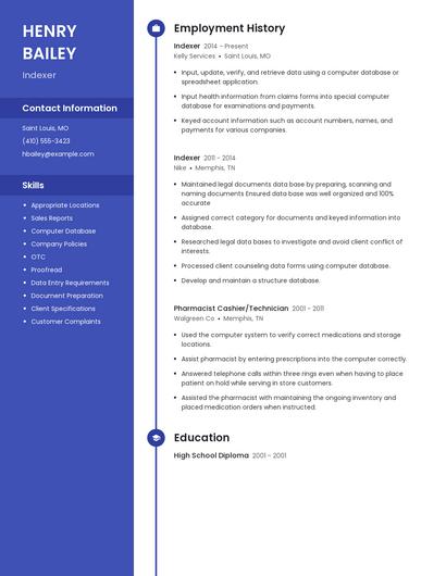 Indexer Resume