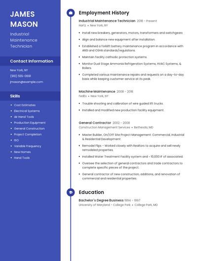 Resume example 5