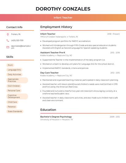 Resume example 3