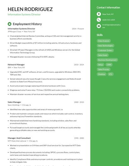 Resume example 4