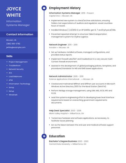 Resume example 5