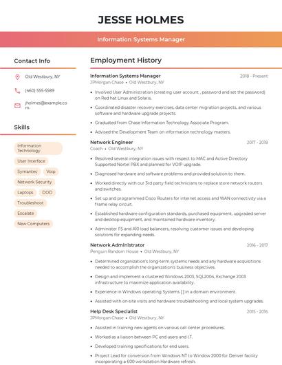 Resume example 3
