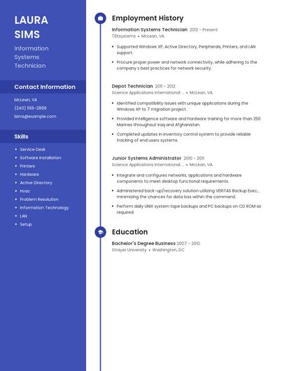 Resume example 5