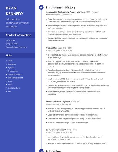 Resume example 5
