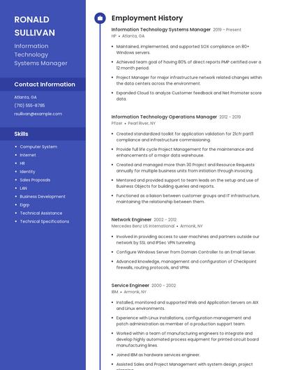 Resume example 5