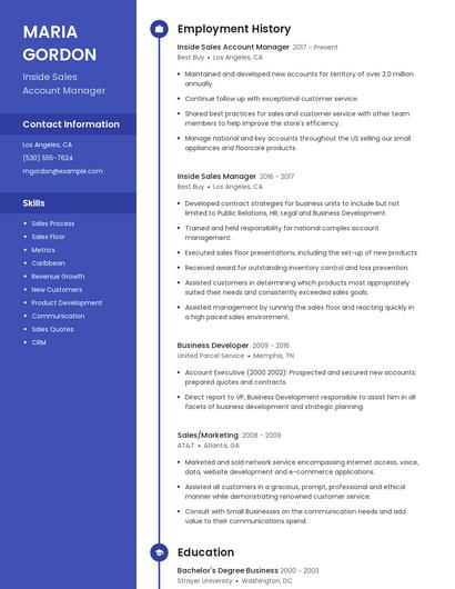 Resume example 4