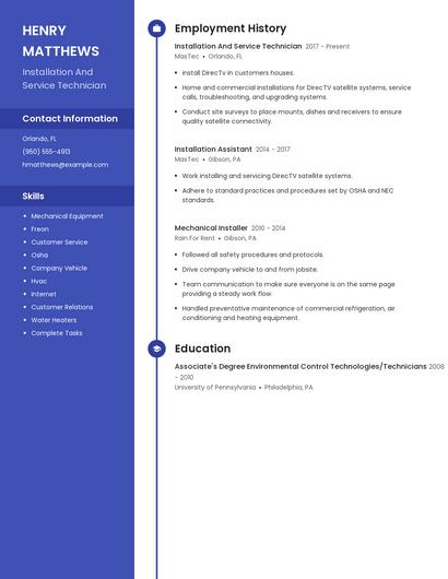 Resume example 5
