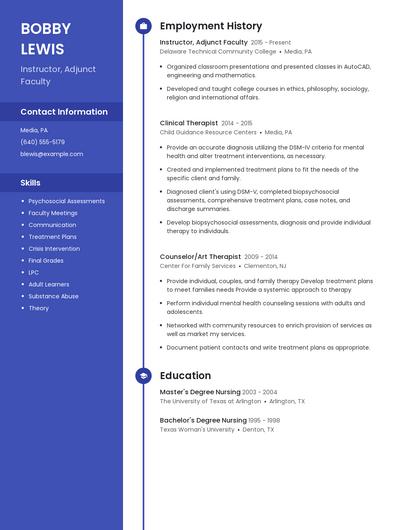 Resume example 4