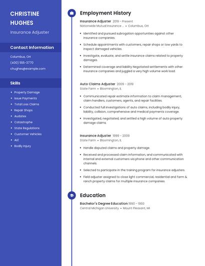 Resume example 4
