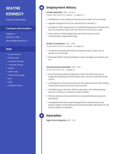 Resume example 4