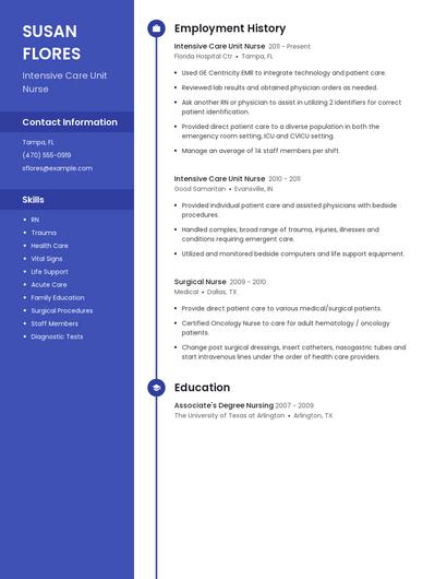Resume example 4