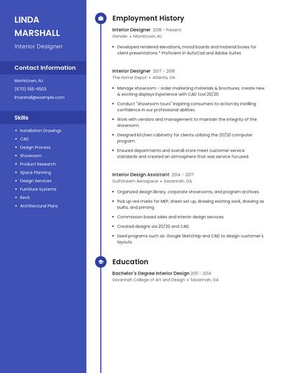 Resume example 4