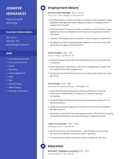 Resume example 4