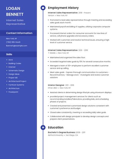 Resume example 5