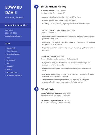 Resume example 5