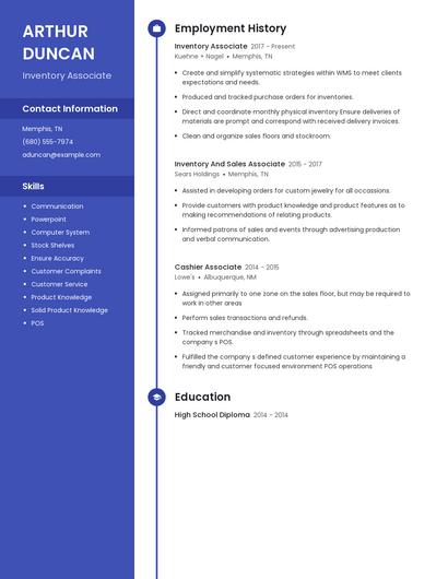 Resume example 4