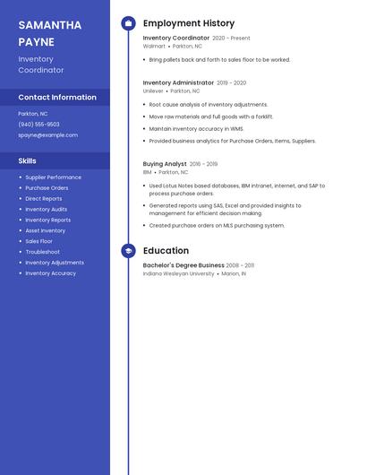 Resume example 5