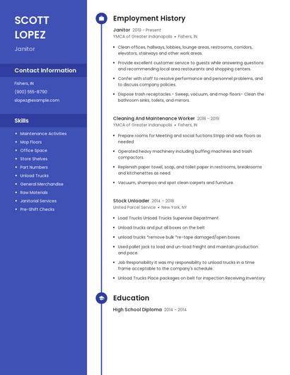 Resume example 5