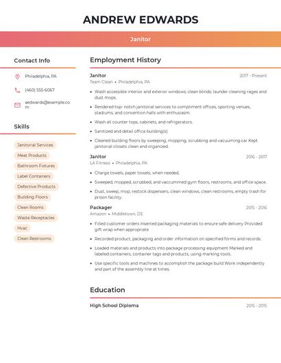 Resume example 3