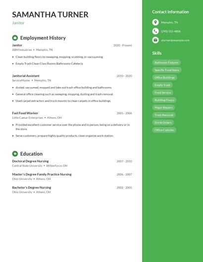 Resume example 4