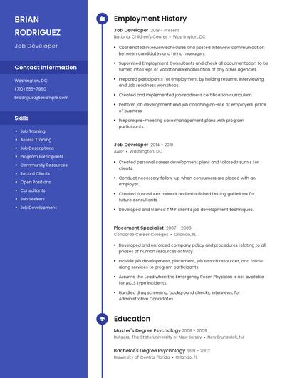 Resume example 4
