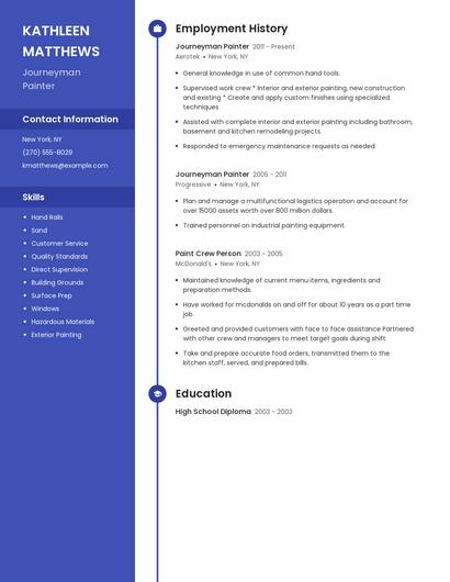 Resume example 5