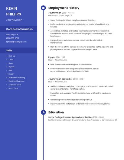 Resume example 4
