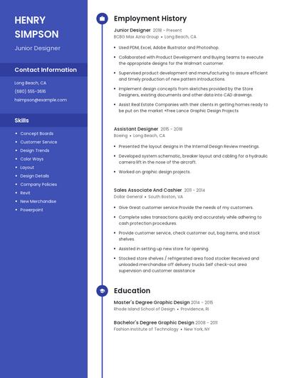 Resume example 4