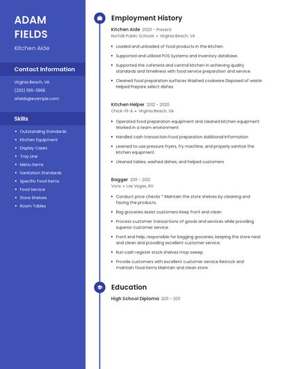Resume example 5