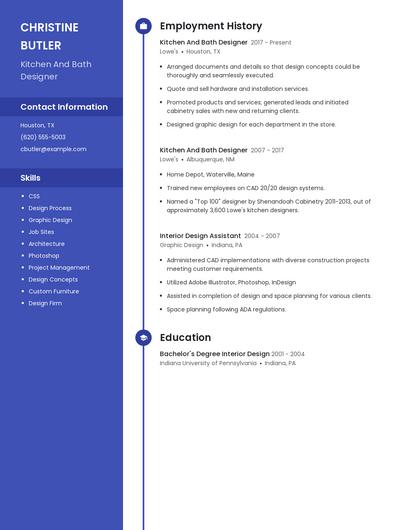 Resume example 4