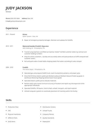 Kitter Resume