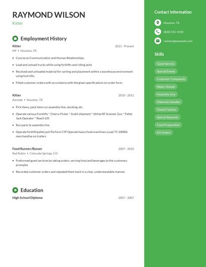 Kitter Resume