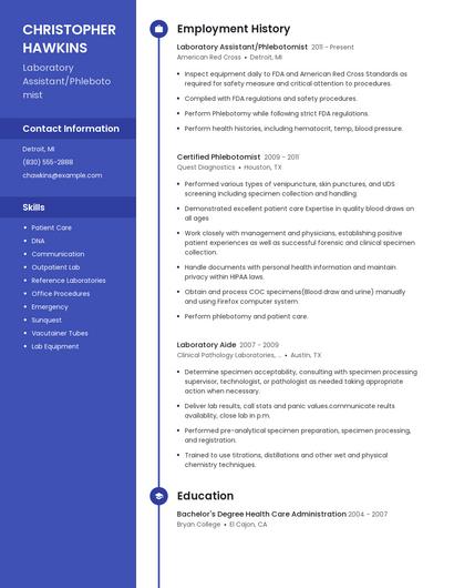 Resume example 4